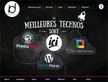 Tablet Screenshot of id-interactive.fr